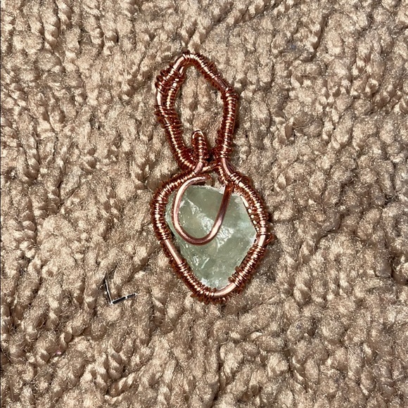 Jade rock pendant (homemade) 💚✨ - Picture 1 of 6